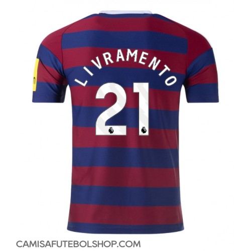 Camisa de time de futebol Newcastle United Tino Livramento #21 Replicas 2º Equipamento 2024-25 Manga Curta